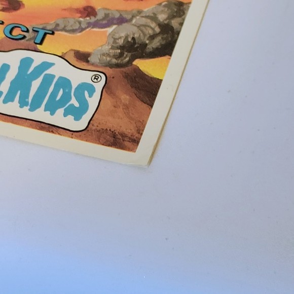 Vtg Garbage Pail Kids Topps 5x7 Giant Sticker #7 "Why Fight It" 1986 Rare. - Picture 5 of 5